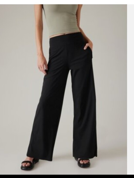 Athleta Pants - Athleta Cosmic Black Pants SIZE 8